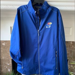 Brand New w/tags Mens XL University of Kansas Cutter&Buck WeatherTec Jacket